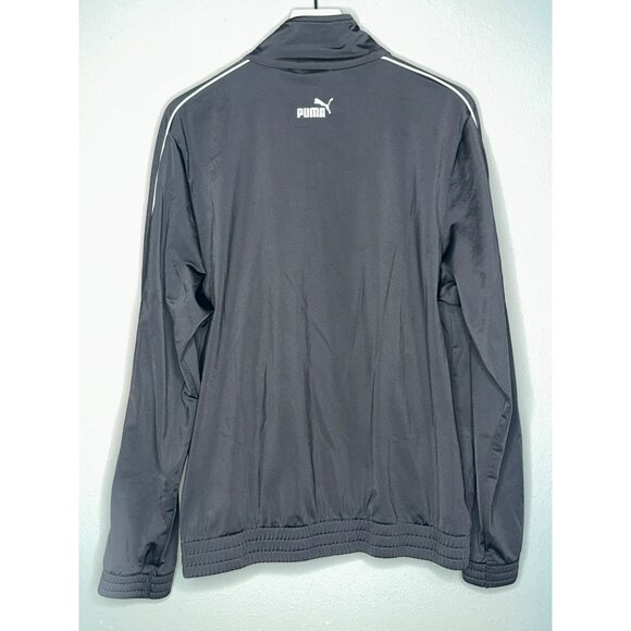 Puma Men's Medium Black Full-Zip Track Jacket - Picture 2 of 7